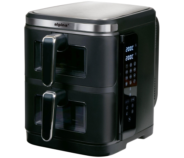 Alpine Frytkownica beztłuszczowa Alipna 11L 2800W dwukomorowa - 1456133 - zdjęcie 3